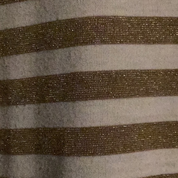 Gold & Cream Striped Shirt - Picture 3 of 4